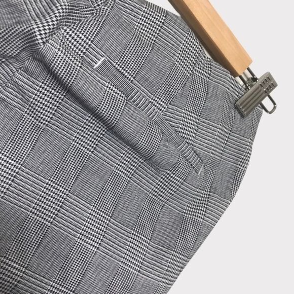 CROSBY. Springfield Mid Rise Slim Stretch Houndstooth Ankle Pants Size 2 - Picture 5 of 8